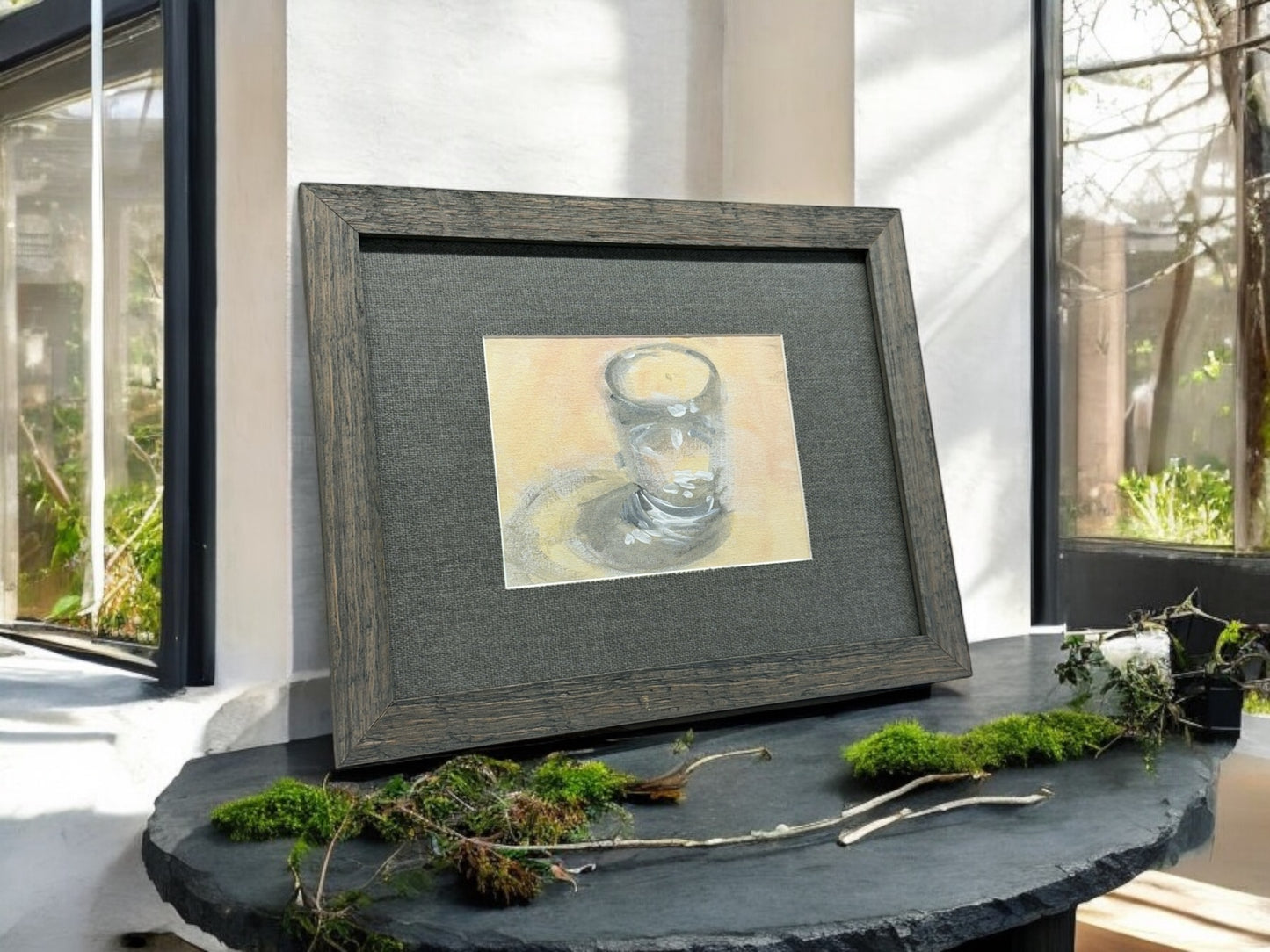 Water Glass - Oil on Panel - #1278