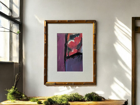 Abstract Two in Bamboo Frame - Karl 00 - #1072